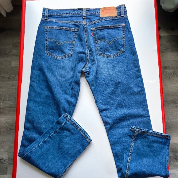 Levi's 511 premium jeans men's size W36 L32 denim blue slim fit - Picture 3 of 15